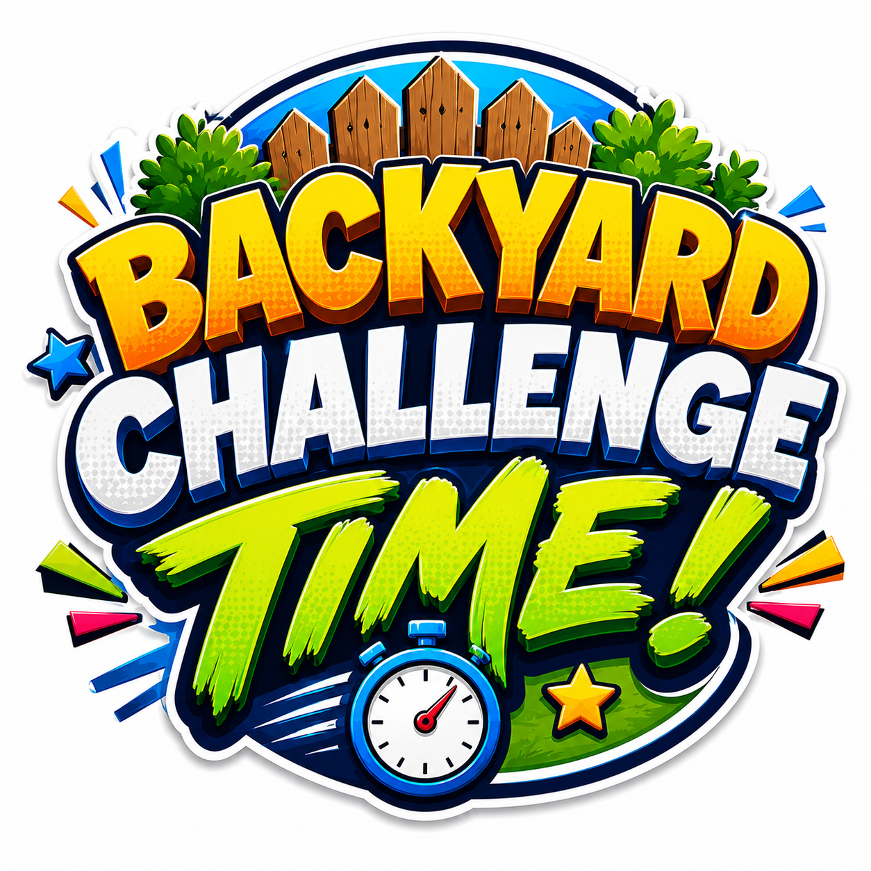 Backyard Challenge Time logo