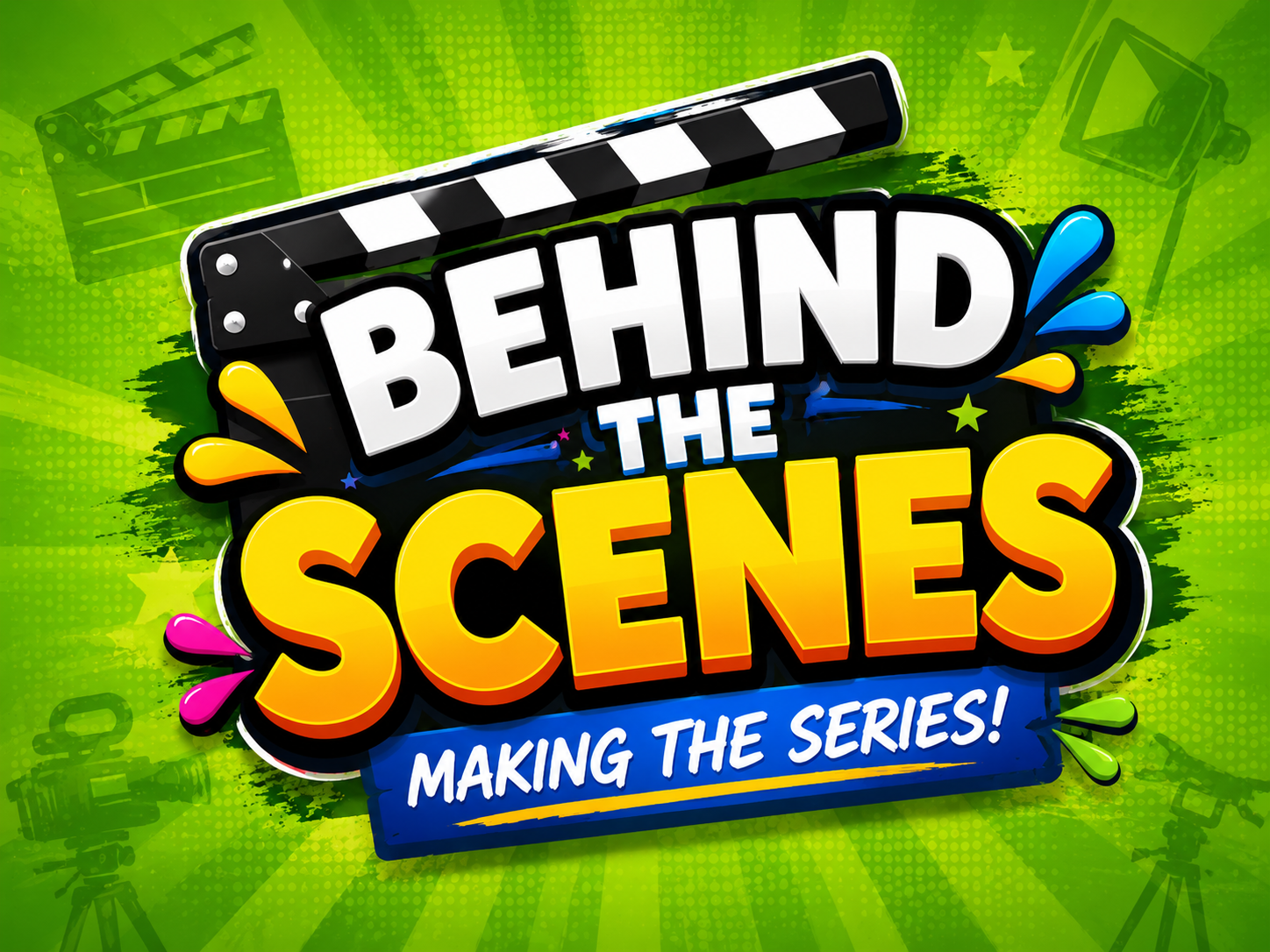 Behind the scenes series graphic