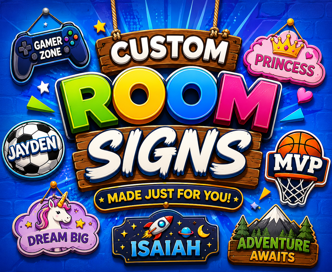 Custom room signs product graphic